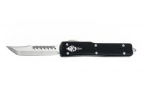 Нож Microtech UTX-70 Hellhound (рукоять алюминий черный, клинок Stonewash)