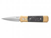 Нож Pro-Tech Camo Godson автоматический (рукоять бронза, клинок 154CM)