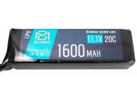 Аккумулятор BlueMAX Li-Po 11.1 V 1600 mah 20C (стик) вид №3