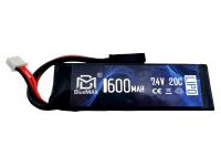 Аккумулятор BlueMAX Li-Po 7.4 V 1600 mAh 20C 94x30x13,2 мм (стик)