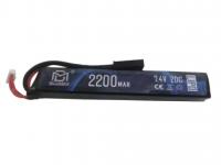 Аккумулятор BlueMAX Li-Po 7.4V 2200 mah 20C (122x21x18 мм, стик)