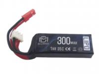 Аккумулятор BlueMAX Li-Po 7.4V 300 mah 35C (JST) HPA Micro