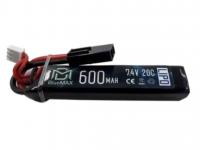 Аккумулятор BlueMAX Li-Po 7.4V 600 mah 20C (PDW) w-Mini Tamiya