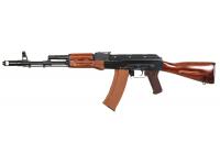 Страйкбольная модель автомата EL-A102S ELAK74N AEG Essential Steel and Real Wood - вид слева