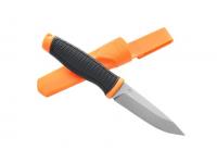 Нож нескладной Ganzo G806 (цвет черный c оранжевым)