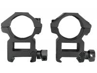 Кольца крепление для оптического прицела Ohhunt 25.4SGK 25,4 мм (высокие 18 мм, на Weaver, с отверстием под открытый прицел)