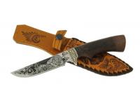 Нож Семина Пластун, кованая сталь 95x18 (венге, литье)