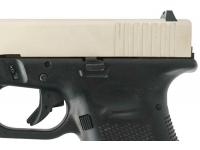 Травматический пистолет Техкрим Glock ТК717Т никель матовый 10x28 вид №2