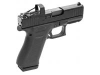 Спортивный пистолет Glock 43X MOS FS Shield Combi RNSC 4 MOA Red 9x19 (дополнительный магазин, кофр) - вид справа и сзади