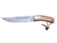 Нож охотничий Muela (рог, латунь)