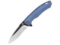 Нож складной QSP C II Woodpecker (рукоять синий титан, клинок M390)