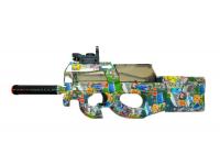 Пистолет-пулемет бластер AngryBall P90 Minecraft