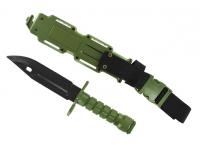 Штык-нож AGR WS20784G M9 резиновый для М-серии (Green)