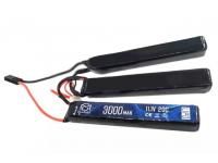 АКБ BlueMax 11.1V Li-Po 3300 mAh 20C трехлепестковый 17x19x130 мм