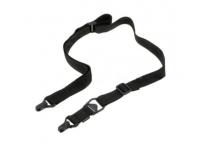 Ремень оружейный Rusarm стандарт двухточечный (черный, нейлон)