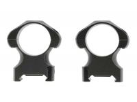 Кольца Nikko Stirling Diamond на Weaver 25,4 мм 2 винта (высокие, стальные) - вид спереди