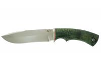 Нож Скиф (сталь D2, мельхиор, стабилизированная карельская береза)