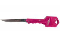 Нож складной Ножемир Четкий расклад (брелок ключ, розовый)