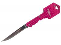Нож складной Ножемир Четкий расклад (брелок ключ, розовый) вид сбоку