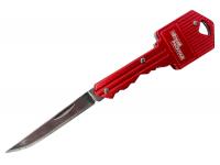 Нож складной Ножемир Четкий расклад (брелок ключ, красный) вид сбоку