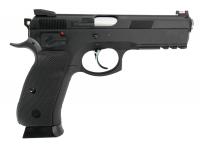 Пистолет KJW SP-01.GAS CZ 75 SP-01 Shadow GBB (черный, металл) вид №7