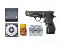 Пневматический пистолет Stalker S84 + шарики + баллончики + мишени + пулеулавливатель