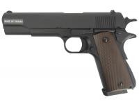Пистолет KJW 1911.CO2 II Colt 1911 CO2 GBB Black (металл, магазин от KJW KP-07)