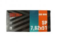 Патрон 7,62x51 (.308 Win) SP 9,2-9,4 ГЛ томпак Боксер НПЗ (в пачке 20 штук, цена 1 патрона) вид №1