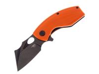 Нож Bestech Lizard (рукоять оранжевая G10, черный клинок D2)