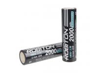 Аккумулятор Robiton 2000 mAh Li-ion 18650 (цена за 2 штуки)