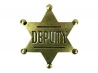 Значок помощник шерифа США TG-deputy звезда