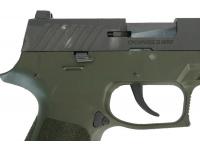 Травматический пистолет SD320 KURS 9 мм P.A. (хаки) затвор