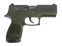 Травматический пистолет SD320 KURS 9 мм P.A. (хаки) вид сбоку