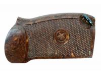 Рукоятка бакелитовая,коричневая со звездой к МР 654 вид №1