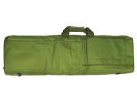 Кейс мягкий с карманами и ремешком 100x30 см (зеленый, игольчатый поролон)