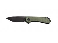 Нож Civivi Elementum D2 Steel Black Stonewashed Handle Green Micarta