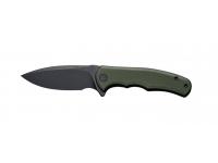 Нож Civivi Mini Praxis D2 Steel Black Stonewashed OD Handle G10 Green