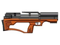 Пневматическая винтовка Krugergun Снайпер Буллпап штатный взвод PCP 5,5 мм L=300 (дерево L, редуктор)