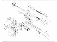 Пневматическая винтовка Diana 460 F Magnum T06 4,5 мм взрыв-схема