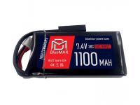 Аккумулятор BlueMax Li-Po 7.4 V 1100 mah 30C mini Brick