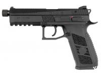 Пистолет KJW CZ P-09 CO2 TBC Black GBB (удлиненный ствол, резьба)