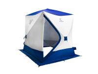 Палатка Следопыт куб Long S=3,8 кв м (3 слоя, синий, белый)