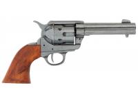 Револьвер Denix D7-1-1186G Colt Peacemaker (Миротворец) 4,75, 45 калибра, США, 1873 (сталь, 6 патронов, коробка)