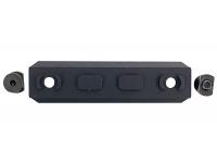 Планка Вектор-7,62 Picatinny VR-PIC7 на M-Lok (7 слотов) вид снизу Планка Вектор-7,62 Picatinny VR-PIC7 на M-Lok (7 слотов) вид снизу