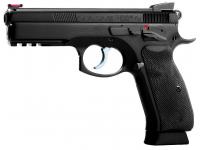 Спортивный пистолет CZ 75 SP-01 Shadow Black Polycoat 9 мм Luger (магазин 19 патронов)