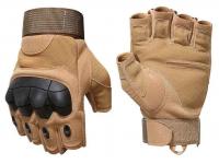 Перчатки тактические Rusarm Z902 без пальцев (песочные, размер L)