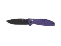 Нож Bestechman Goodboy BMK04F (рукоять фиолетовая G10, черный клинок D2)