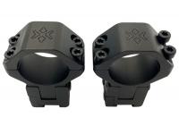 Кольца Vector Optics 25,4 мм, высота 33-39 мм, 4 винта на ласточкин хвост (XASR-2515) вид сверху