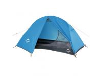 Палатка Naturehike сверхлегкая NH18A095-D, 210T с ковриком (одноместная, голубой)