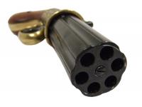 Револьвер Пепербокс 6 стволов, Англия, 1840 год (золотистый), вид ствола